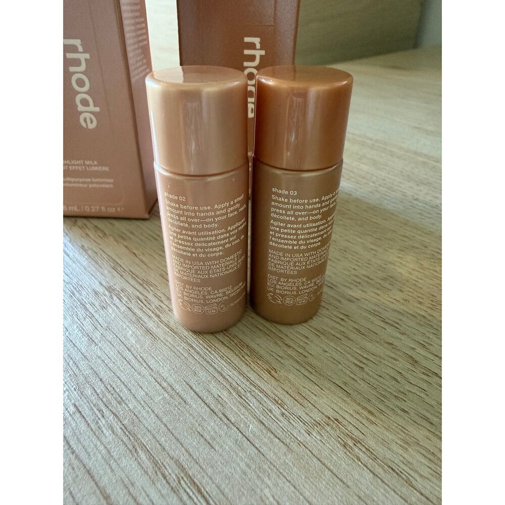 rhode Highlight Milk Duo 02 Pearly Champagne + 03 Warm Bronze - Picture 5 of 14